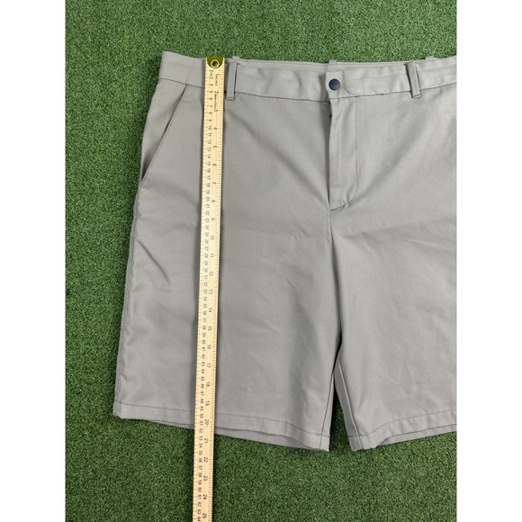DKNY Mens Khaki Golf Shorts Size 36 Performance Casual Chino 10in - Picture 8 of 15